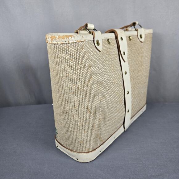 1966 Enid Collins Texas Sea Garden Jeweled Bag Vintage Tote Purse Fish Coastal - Picture 8 of 14